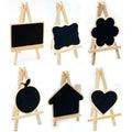 jags-mumbai All Kinds Boards (white,notice,black,slate) Wooden Black Board With Stand Mini Small WBBWS00