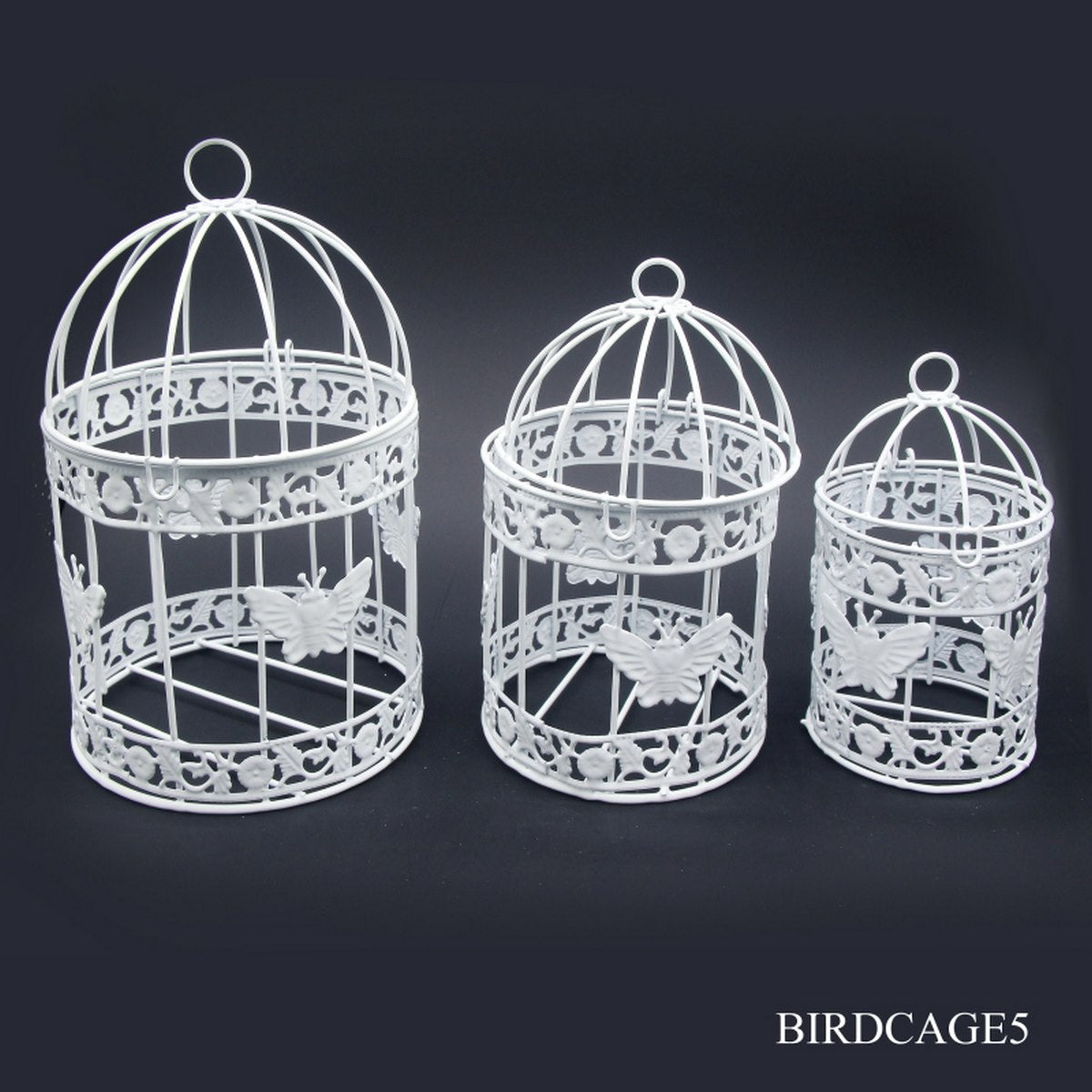 jags-mumbai Artificial Bird & Cage Medium Bird Cage Set of 3