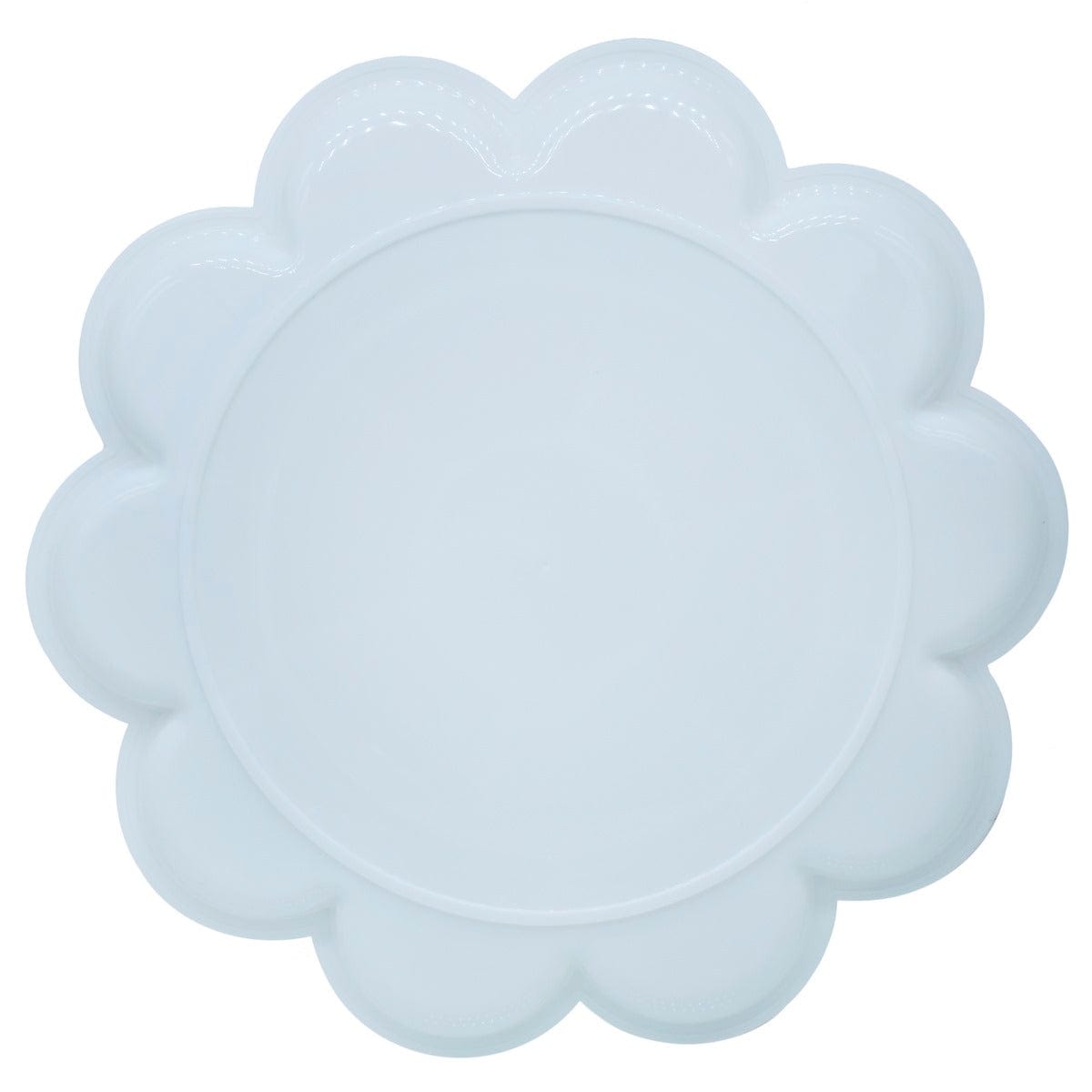jags-mumbai Artificial Flower Add a Touch of Artistry with Our Round Flower Medium Colour Mixing Plate DS404