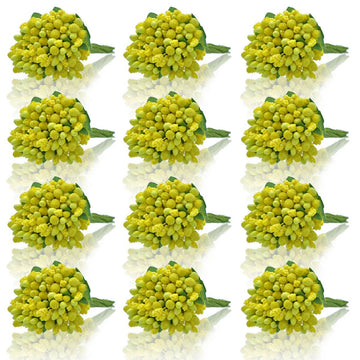 Artificial Flower pollens 144 Pics Yellow