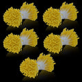 jags-mumbai Artificial Flower Artificial Flower Polons Pack Of 5 Bold Yellow