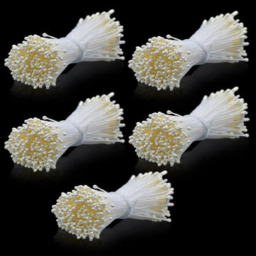 jags-mumbai Artificial Flower Artificial Flower Polons Pack Of 5 Cream