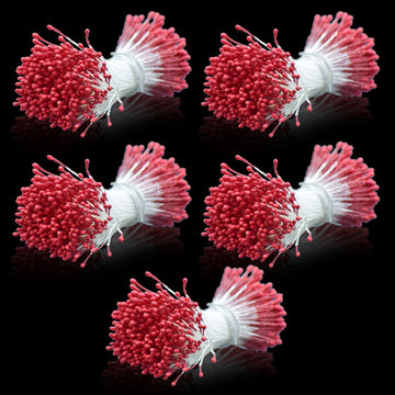 Artificial Flower Polons Pack Of 5 Red AFP4-RD