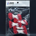 jags-mumbai Artificial Flower Artificial Flower Polons Pack Of 5 Red AFP4-RD