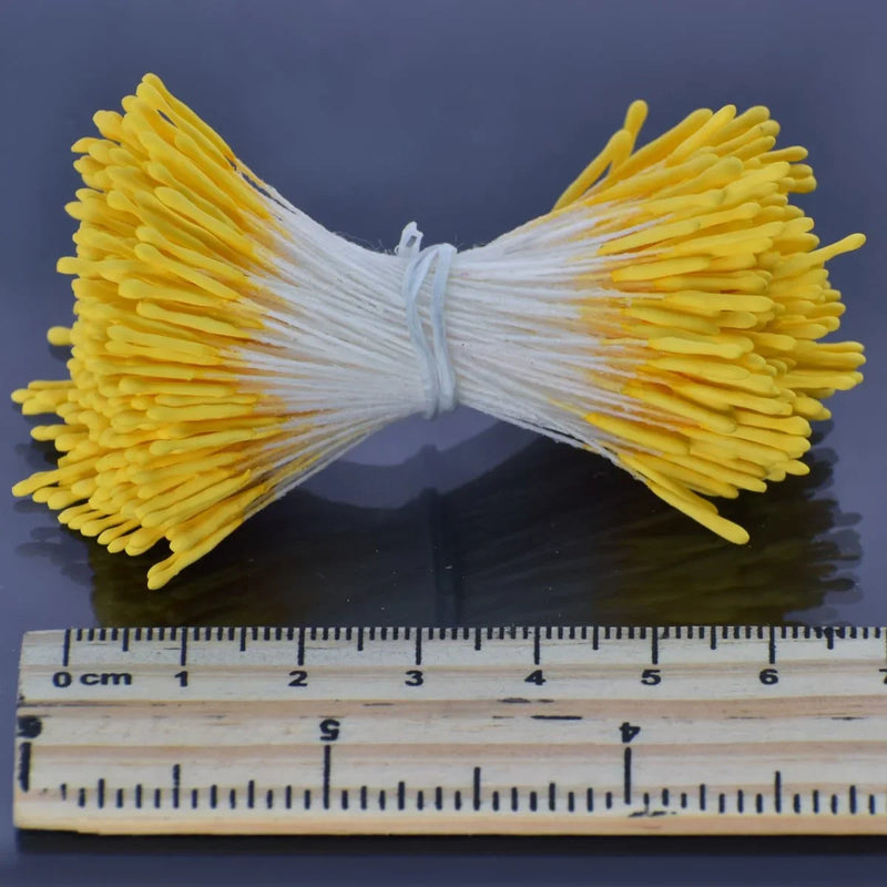 jags-mumbai Artificial Flower Artificial Flower Polons Pack Of 5 Rice Yellow