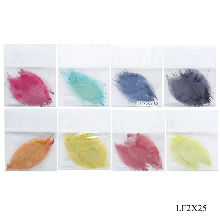 Dried Veins Leaf LF2X25 assorted Colour
