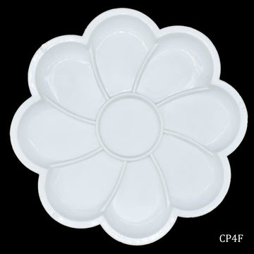 Round Flower small Colour Mixing Plate
