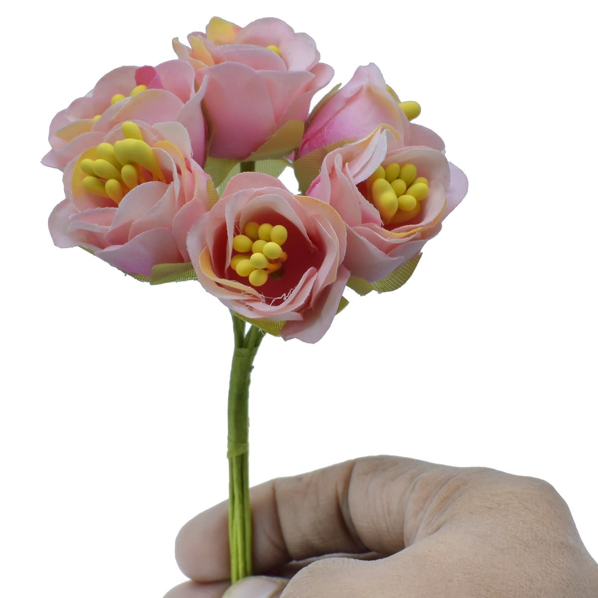 jags-mumbai Artificial Flowers Art Cloth Flower (026#) 60Pcs 026H