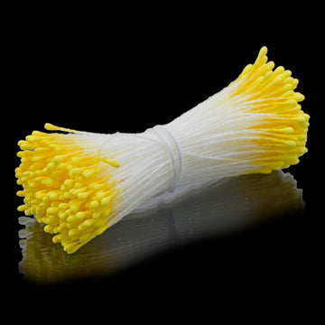 Artificial Flower Polons Pack Of 5 Yellow AFP4-YW