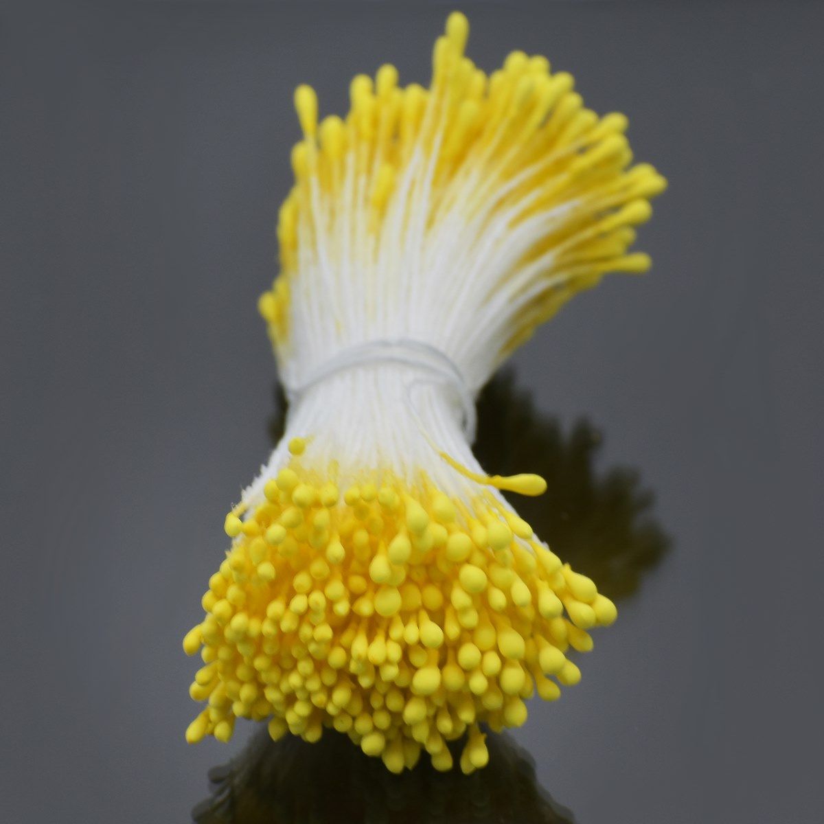 jags-mumbai Artificial Flowers Artificial Flower Polons Pack Of 5 Yellow AFP4-YW