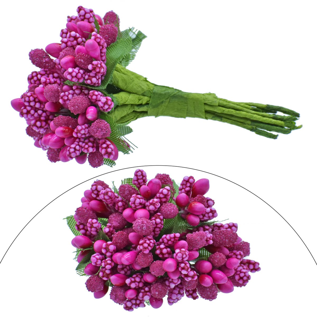 jags-mumbai Artificial Flowers Artificial Flower Polons(Pink color)