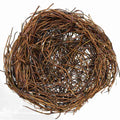 jags-mumbai Artificial grass Bird nest for decor & diy projects 13 Cm (Birds not included)- Contain 1 Unit