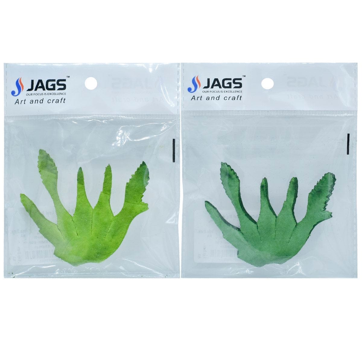 jags-mumbai Artificial Grass Craft Artificial Leaf Big 4 No for resin art CALFX4