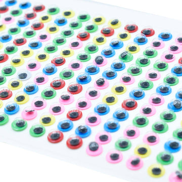 Sticker Googly Eye 6MM Colour