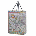 jags-mumbai Bag Jags Paper Bag Big Antique World Old Map B4 JPBB01