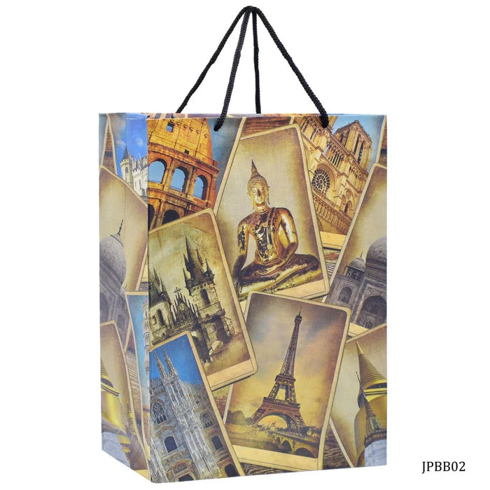 Jags Paper Bag Big Vintage Collage Cards B4 JPBB02 Pack of 12 Pcs