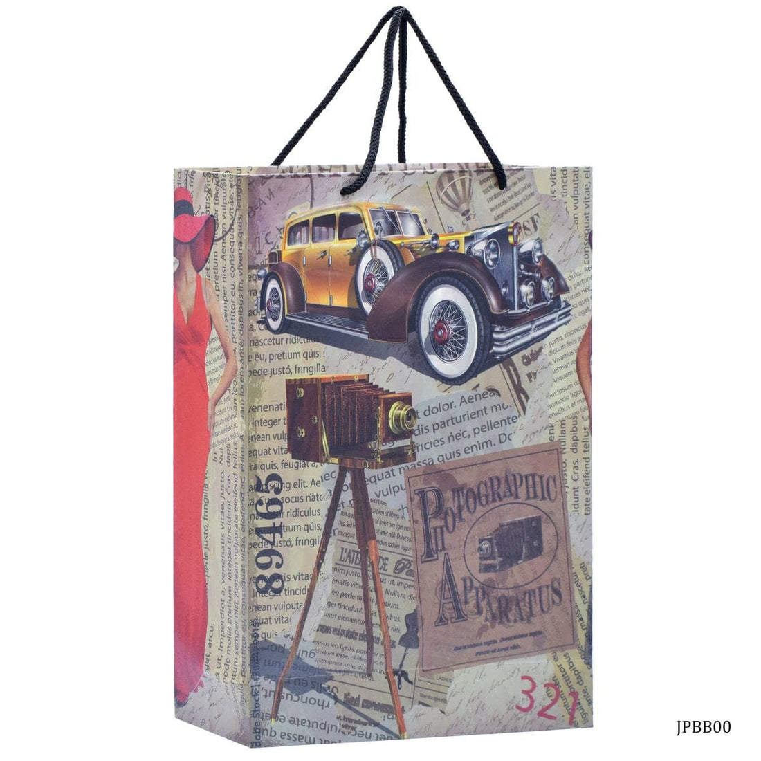 jags-mumbai Bag Jags Paper Bag Big Vintage Poster B4 JPBB00 (Contain 1 Unit2)