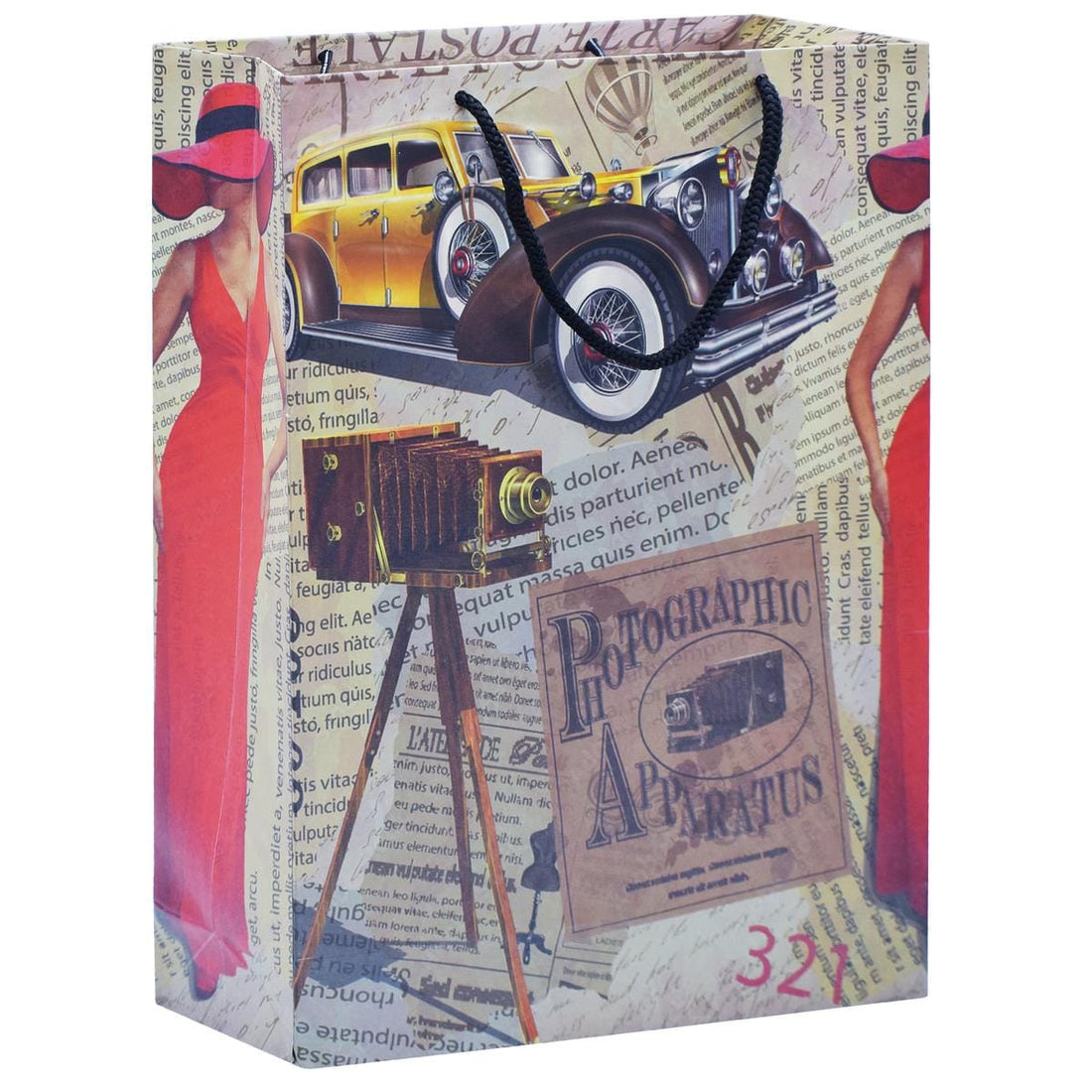 jags-mumbai Bag Jags Paper Bag Big Vintage Poster B4 JPBB00 (Contain 1 Unit2)