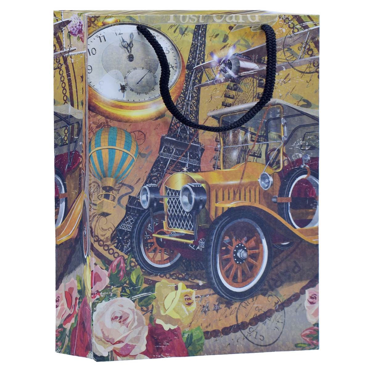 jags-mumbai Bag Jags Paper Bag Medium Paris vintage poster A4 JPBM02 (Contain 1 Unit2)