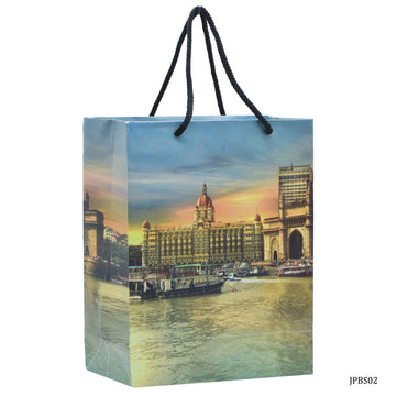 Jags Paper Bag Small (A5) Gateway of India A5 JPBS02 Pack of 12 Pcs