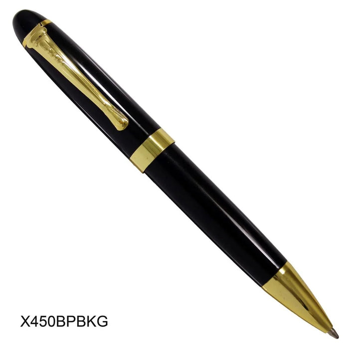 Ball pen black golden clip