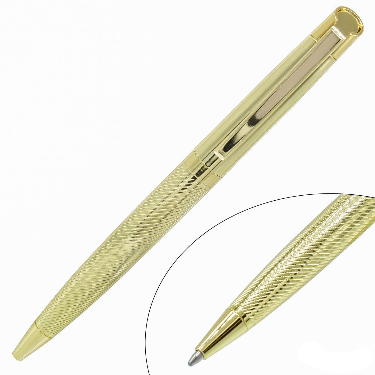 jags-mumbai Ball Pens Ball Pen Full Gold Colour Golden Clip