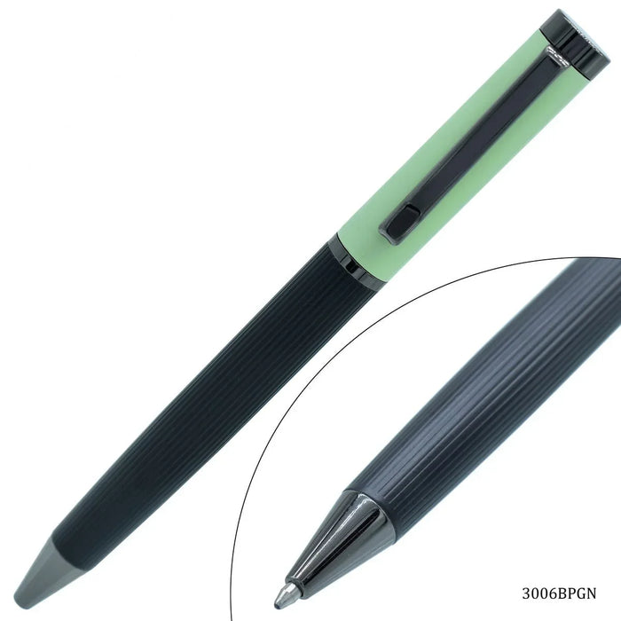 Ball Pen Half Colour Black and Green