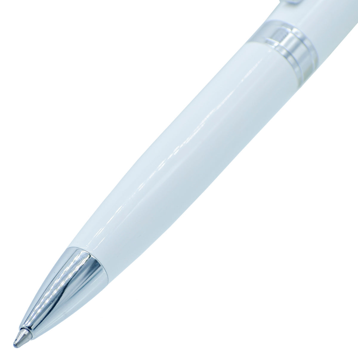 jags-mumbai Ball Pens Ball Pen White Silver Clip