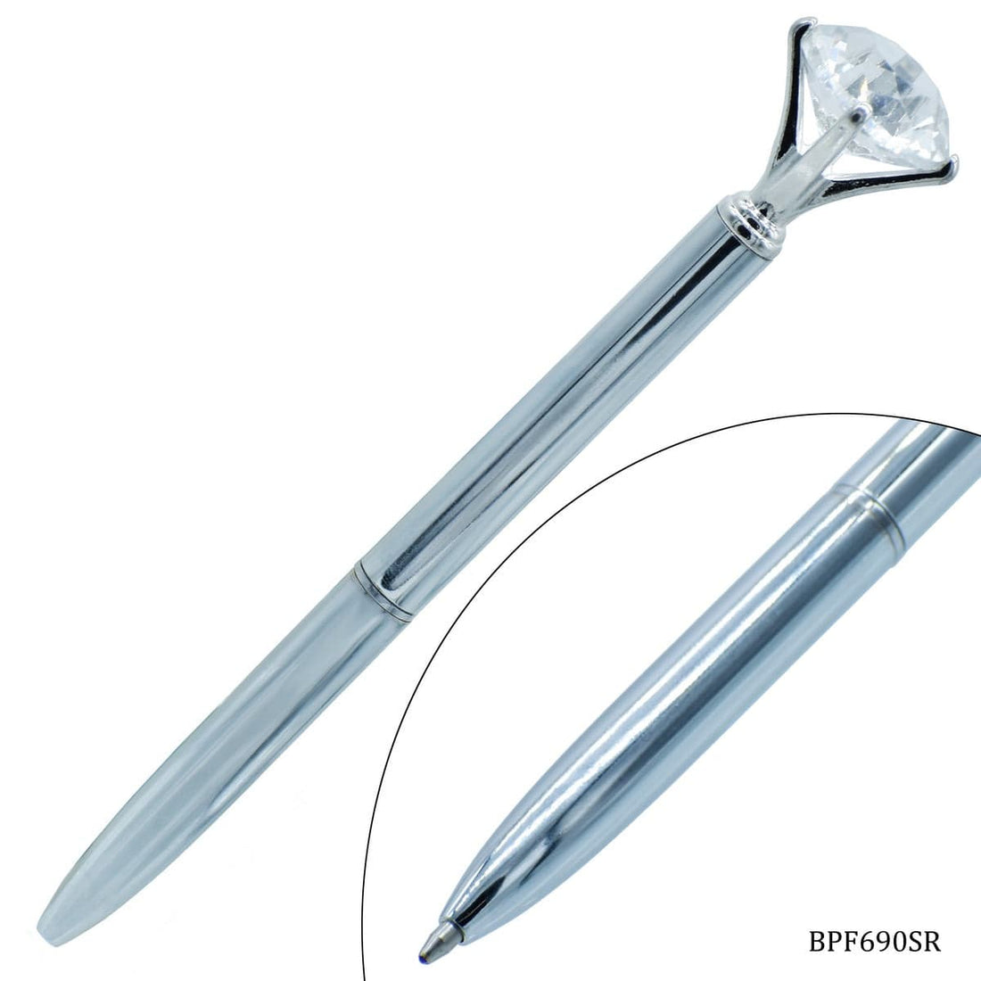 jags-mumbai Ball Pens Fancy Ball Pen | Silver Colour Body