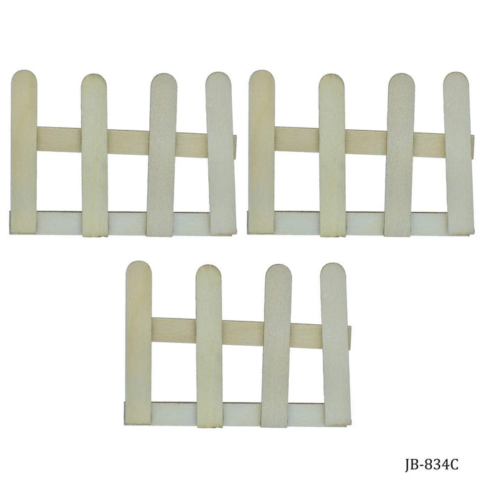 (Buy 1 Get 1 Free) Wooden Art Fence 3Pcs