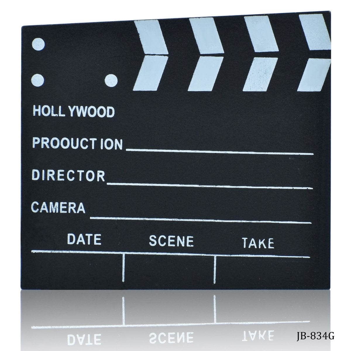 jags-mumbai Balloon & Party Products Wooden Clapper Board Black