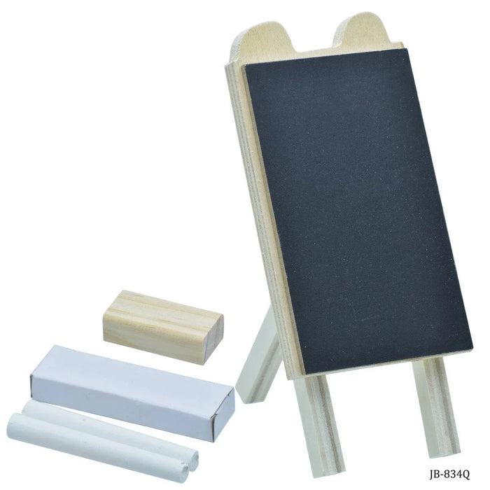 Wooden Mini Black Board With Chalk 1 Pcs