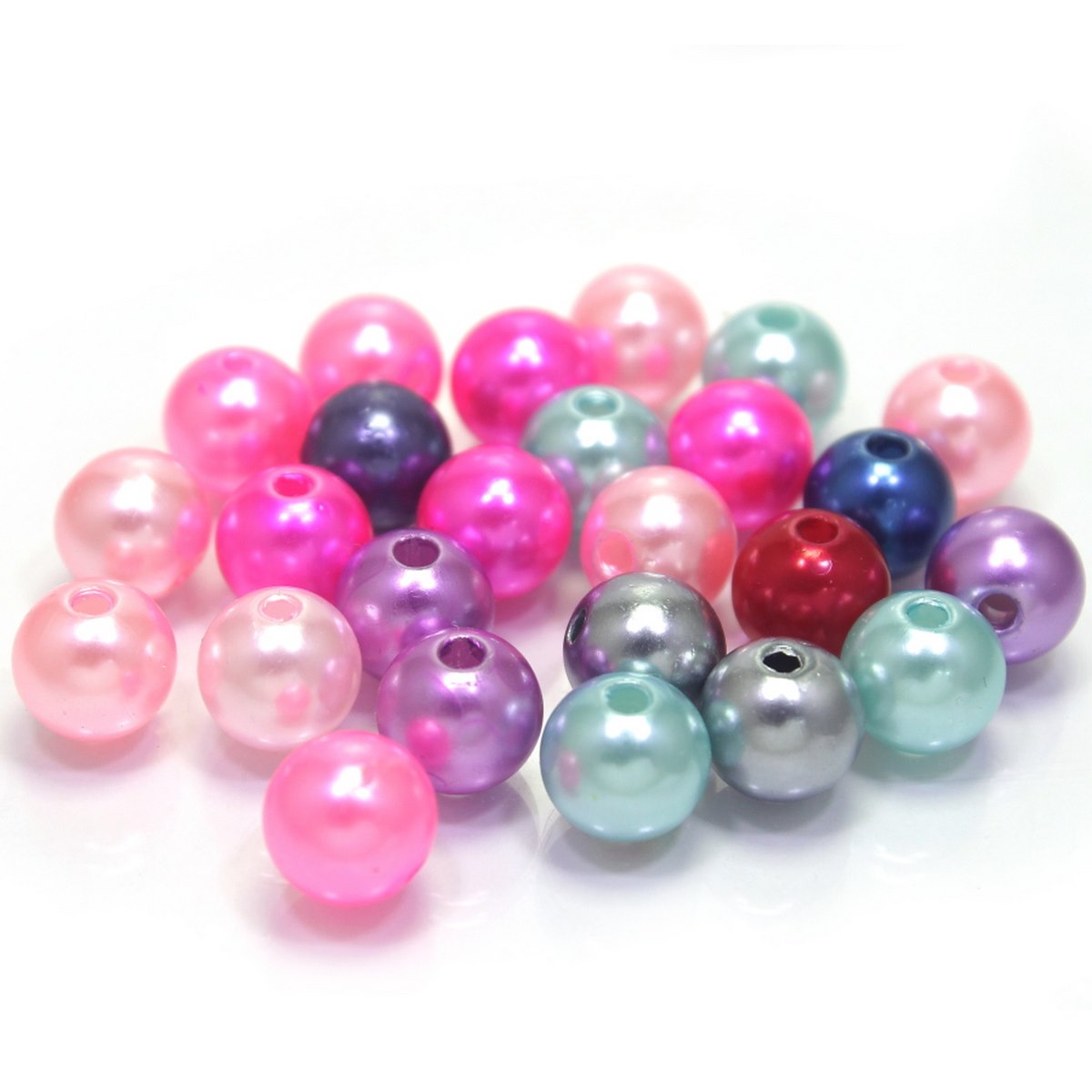 jags-mumbai Beads Craft Pearl Moti Colour 25gm 8MM
