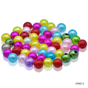 jags-mumbai Beads Jags Craft Beads Multi Colour 25gm 12MM CPMC-5