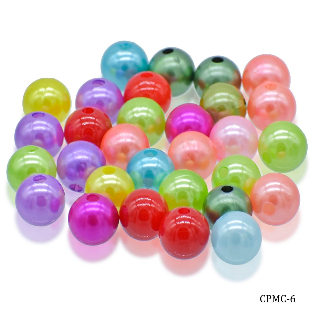 jags-mumbai Beads Jags Craft Beads Multi Colour 25gm 14MM CPMC-6