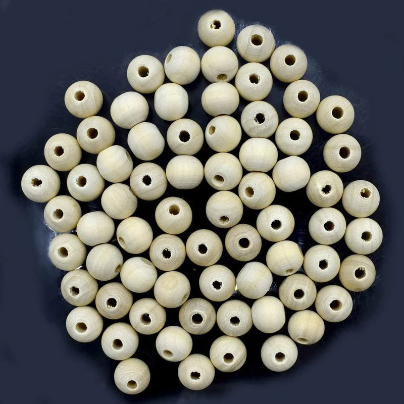 jags-mumbai Beads Jags Wooden Beads 10mm 20GM WB10MM