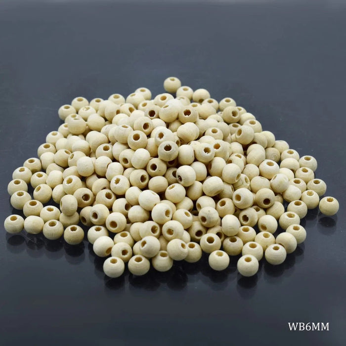 Jags Wooden Beads 6mm 20GM WB6MM
