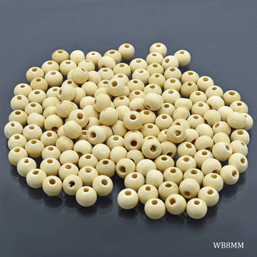 Jags Wooden Beads 8mm 20GM WB8MM