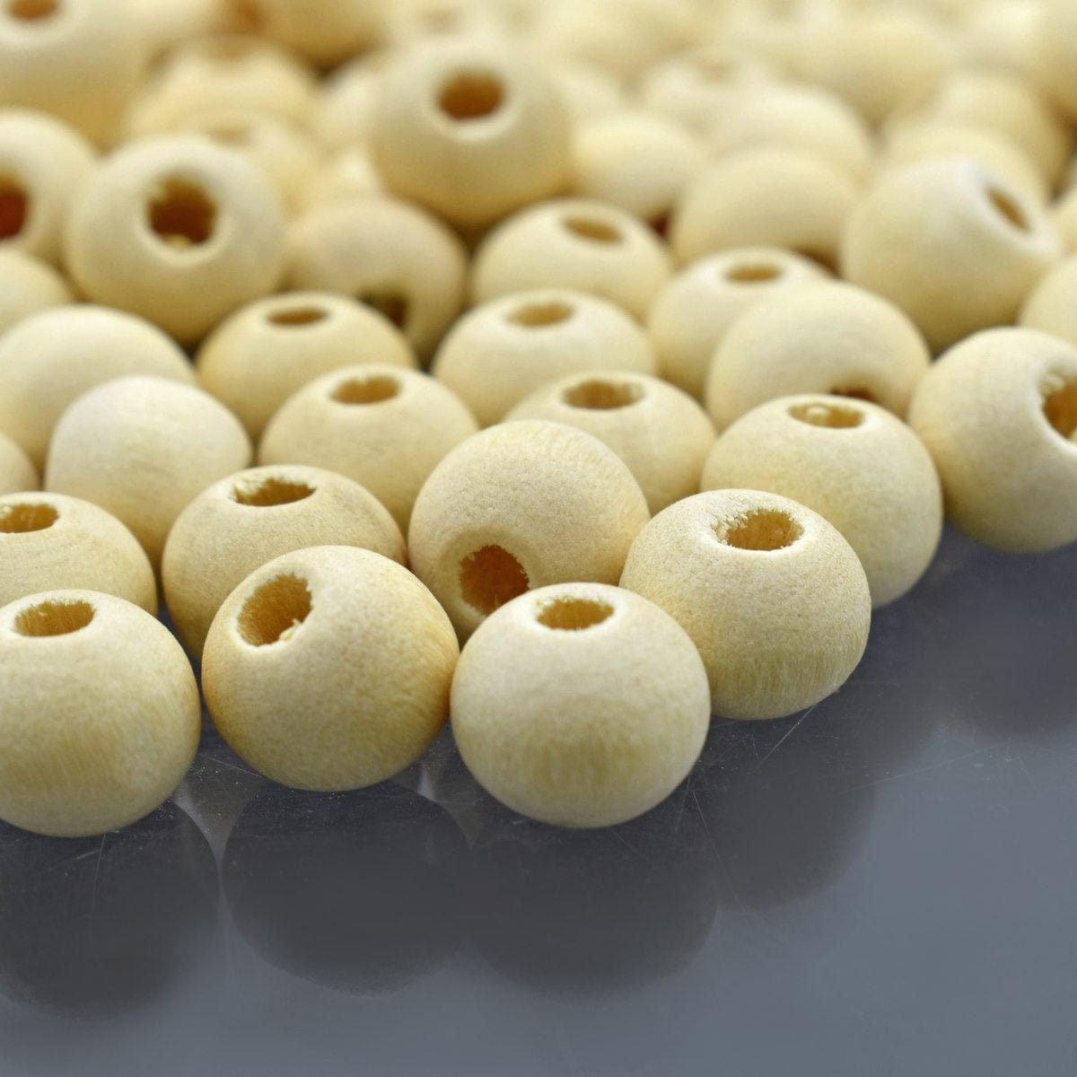 jags-mumbai Beads Jags Wooden Beads 8mm 20GM WB8MM