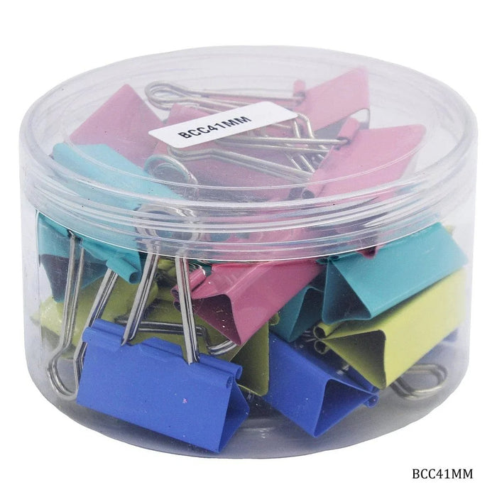 Binder Clips Colour 41mm 24pcs Box
