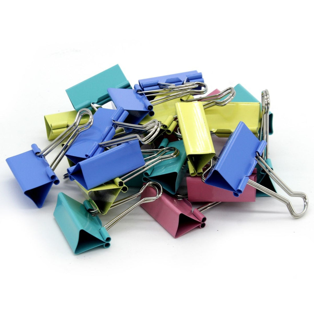 jags-mumbai Binder Clips & Pins Binder Clips Colour 41mm 24pcs Box