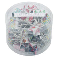 jags-mumbai Binder Clips & Pins Decorative Printed Binder Clips - 19mm (40pcs Box)