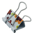 jags-mumbai Binder Clips & Pins Decorative Printed Jumbo Binder Clips - 32mm (24pcs Box)