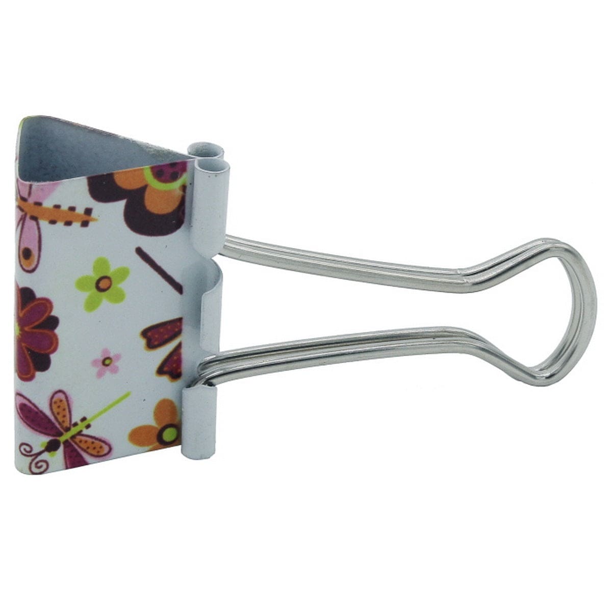 jags-mumbai Binder Clips & Pins Decorative Printed Jumbo Binder Clips - 32mm (24pcs Box)