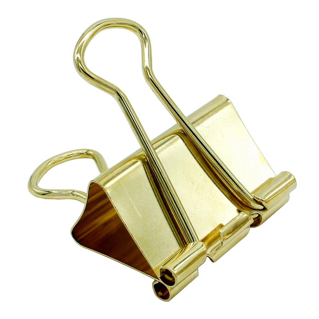 jags-mumbai Binder Clips & Pins Deluxe Gold Jumbo Binder Clips - 32mm (24pcs Box)