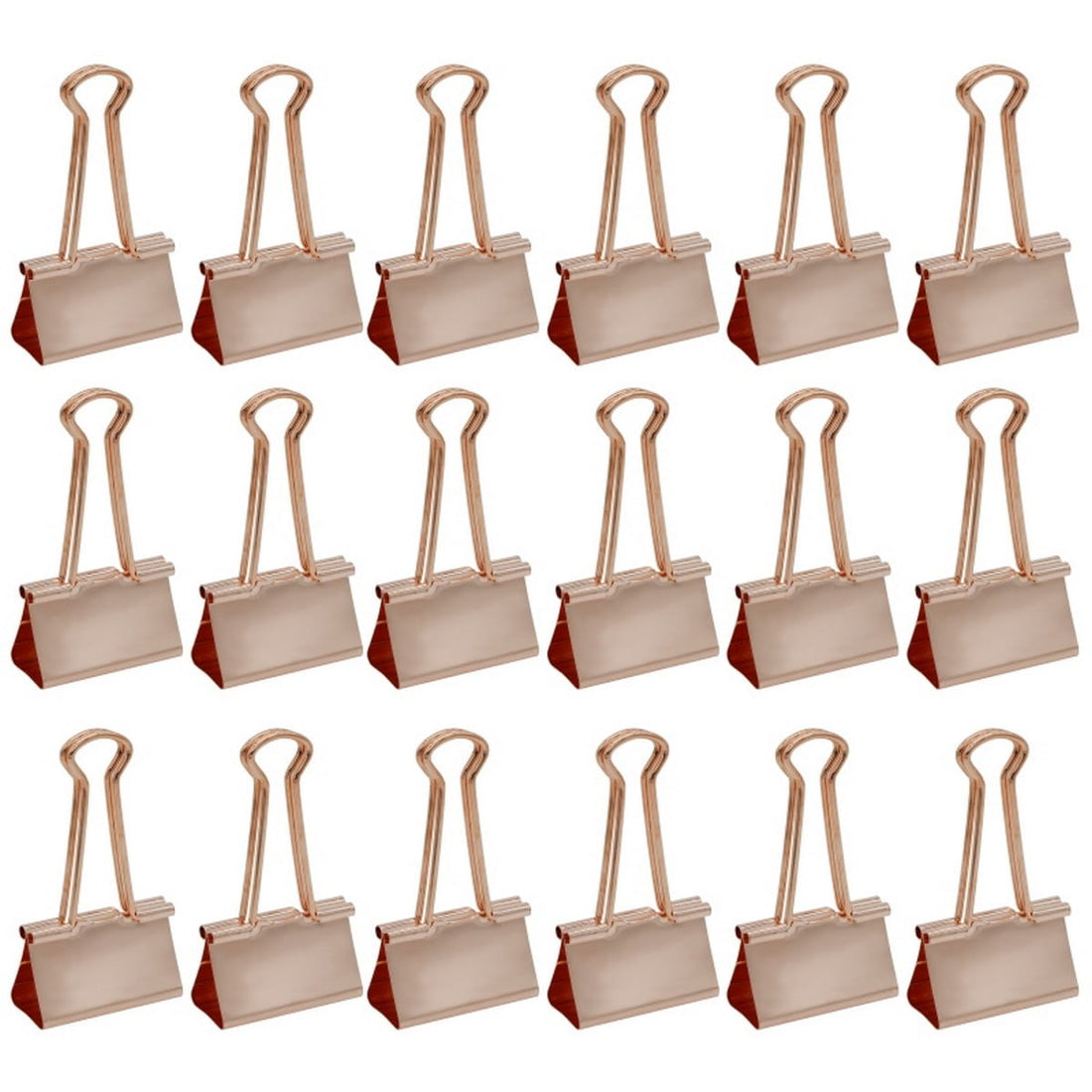 jags-mumbai Binder Clips & Pins Luxe Rose Gold Extra-Large Binder Clips - 41mm (24pcs Box)