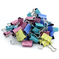 jags-mumbai Binder Clips & Pins Premium Colorful Binder Clips - 25mm (48pcs Box)