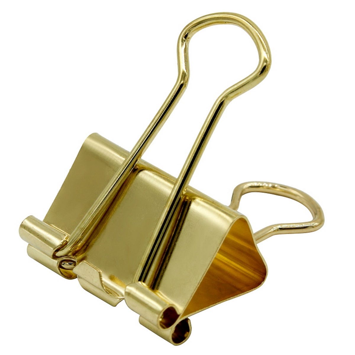 jags-mumbai Binder Clips & Pins Premium Gold Large Binder Clips - 25mm (48pcs Box)