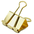 jags-mumbai Binder Clips & Pins Regal Gold Extra-Large Binder Clips - 41mm (24pcs Box)