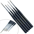 jags-mumbai Brush Jags Brush Mini Liner Black Handle Set Of 5 Pcs JBML00